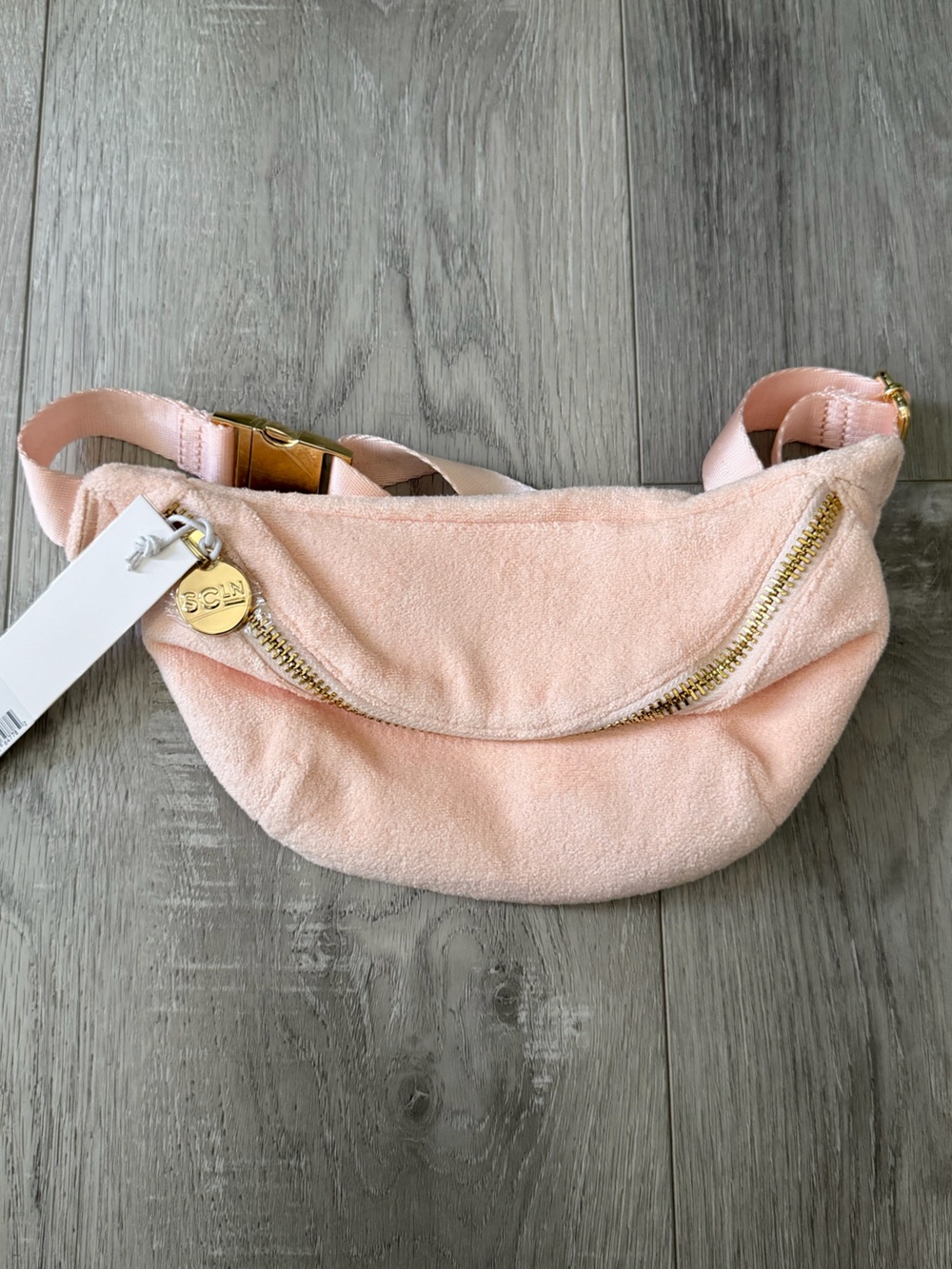 Stoney Clover Lane Orange Terry Fanny Pack with Gold Hardware
